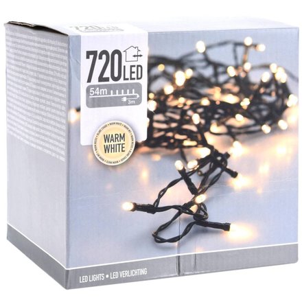 Vánoční světelný řetěz ProGarden KO-AX7401070 720 LED teplá bílá (2)