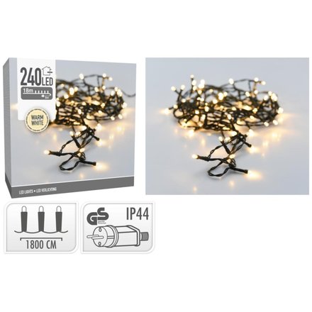 Vánoční světelný řetěz ProGarden KO-AX7401040 240 LED teplá bílá (1)