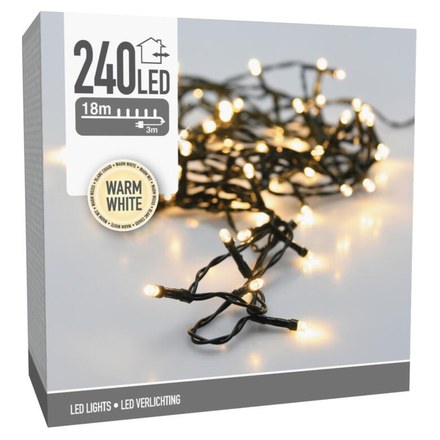 Vánoční světelný řetěz ProGarden KO-AX7401040 240 LED teplá bílá (2)