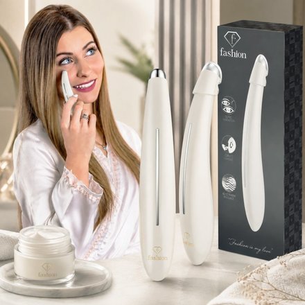 Masážní přístroj na oči, oční okolí a spánky BerlingerHaus FTV-0136 Cream Gold Collection (1)