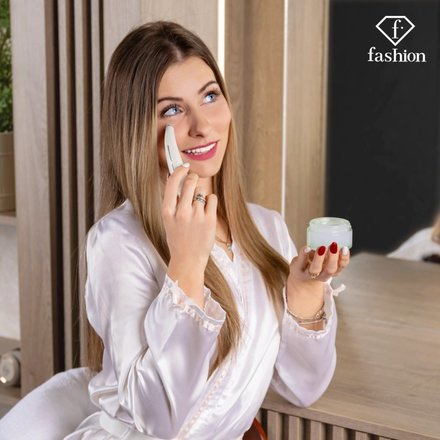 Masážní přístroj na oči, oční okolí a spánky BerlingerHaus FTV-0136 Cream Gold Collection (5)