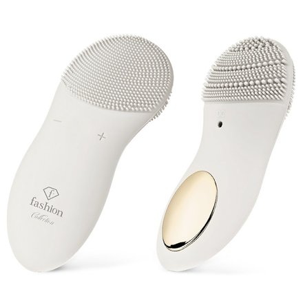 Sonický čisticí kartáček na obličej a pleť BerlingerHaus FTV-0133 silikonový Cream Gold Collection