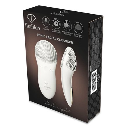 Sonický čisticí kartáček na obličej a pleť BerlingerHaus FTV-0133 silikonový Cream Gold Collection (15)