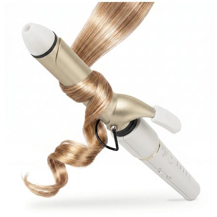 kulma na vlasy BerlingerHaus FTV-0150 25 mm s regulací teploty Cream Gold Collection