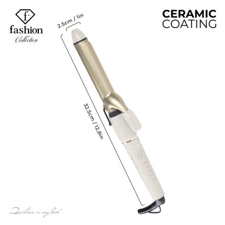 kulma na vlasy BerlingerHaus FTV-0150 25 mm s regulací teploty Cream Gold Collection (5)