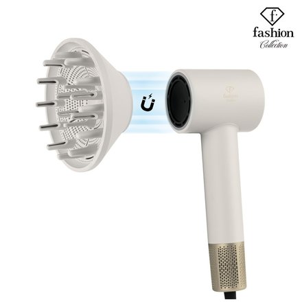 Vysoušeč vlasů BerlingerHaus FTV-0151 s BLDC motorem a ionizací 1600W Cream Gold Collection (4)