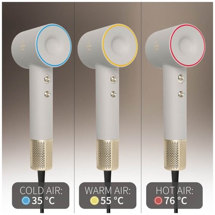 Vysoušeč vlasů BerlingerHaus FTV-0151 s BLDC motorem a ionizací 1600W Cream Gold Collection (6)
