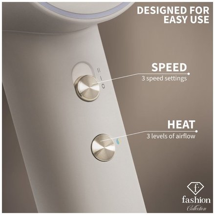 Vysoušeč vlasů BerlingerHaus FTV-0151 s BLDC motorem a ionizací 1600W Cream Gold Collection (8)