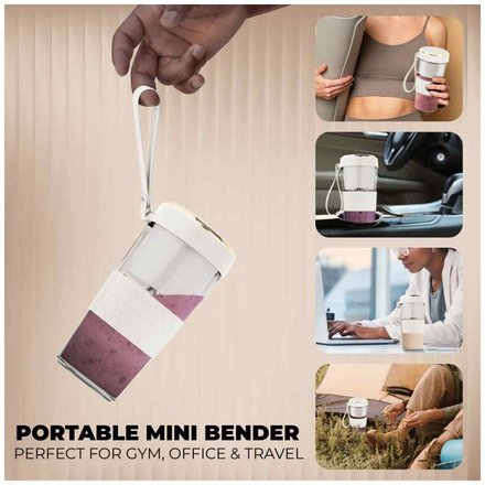 Stolní mixér BerlingerHaus FTV-0177 USB-C Cream Gold Collection (1)