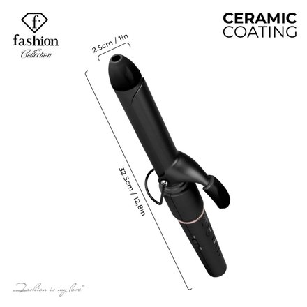 Kulma na vlasy BerlingerHaus FTV-0149 25 mm s regulací teploty Black Rose Collection (6)