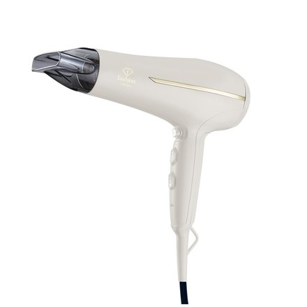 Vysoušeč vlasů s difuzérem a ionizátorem BerlingerHaus FTV-0145 2300W Cream Gold Collection