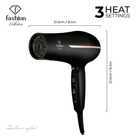Vysoušeč vlasů s difuzérem a ionizátorem BerlingerHaus FTV-0144 2300W Black Rose Collection (9)