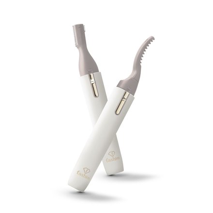 Vyhřívaná kulma na řasy a zastřihovač obočí BerlingerHaus FTV-0135 2v1 Cream Gold Collection (7)