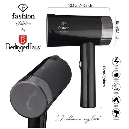 Ruční napařovač oděvů BerlingerHaus FTV-0125 cestovní Black Rose Collection (6)