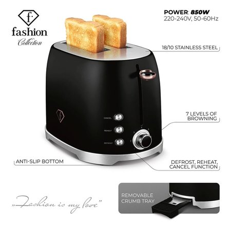 Topinkovač BerlingerHaus FTV-0111 nerez 850W Black Rose Collection (6)