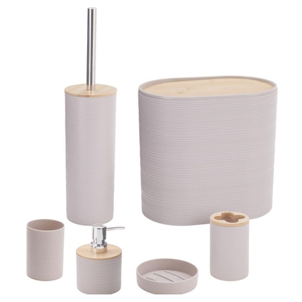 Koupelnové doplňky Bathroom Solutions KO-314420500 sada 6 ks šedá