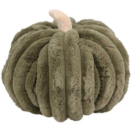 Dekorační polštář Homestyling KO-AAE830030zele dýně polyester 32 × 25 cm zelená