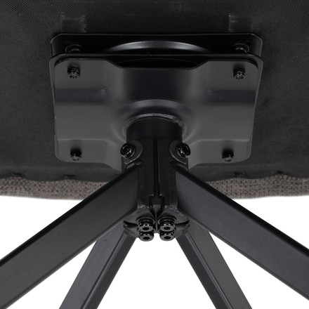 Moderní jídelní židle Autronic otočná 180, šedá, látka, DCH-F1146 GREY2 (12)