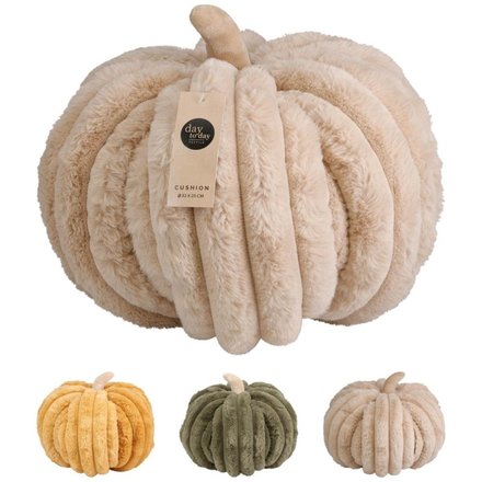 Dekorační polštář Homestyling KO-AAE830030zlut dýně polyester 32 × 25 cm žlutá (2)