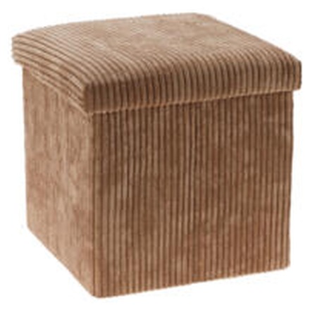Taburet s úložným prostorem Homestyling KO-170500420hned 38 cm hnědá