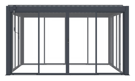Posuvná zástěna pro pergoly G21 posuvná zástěna 3,7x2 m pro pergoly Austin (2)