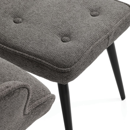 Relaxační křeslo Autronic šedá, látka, AK-303B GREY2 (9)