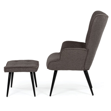 Relaxační křeslo Autronic šedá, látka, AK-303B GREY2 (2)