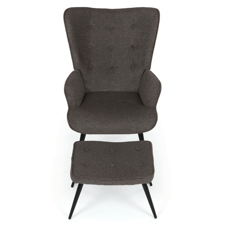 Relaxační křeslo Autronic šedá, látka, AK-303B GREY2 (4)