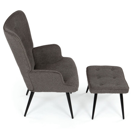 Relaxační křeslo Autronic šedá, látka, AK-303B GREY2 (6)