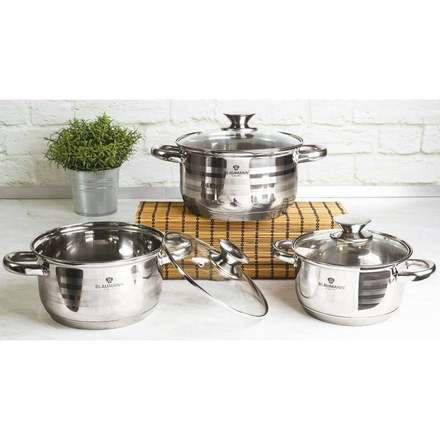 Sada nádobí Blaumann BL-3160 nerez 6 ks Gourmet line (1)