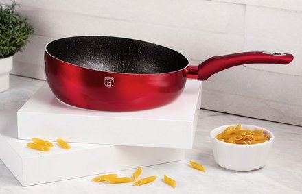 Pánev prohazovací Berlingerhaus BH-1302 26 cm Burgundy Metallic Line (1)