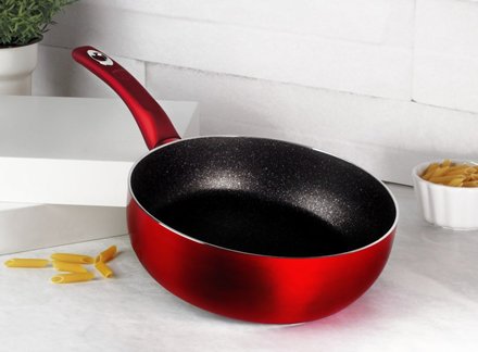 Pánev prohazovací Berlingerhaus BH-1302 26 cm Burgundy Metallic Line (2)