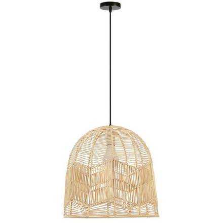 Závěsné svítidlo Immax (08263L) BOHO PELO D50cm, E27, přírodní ratan