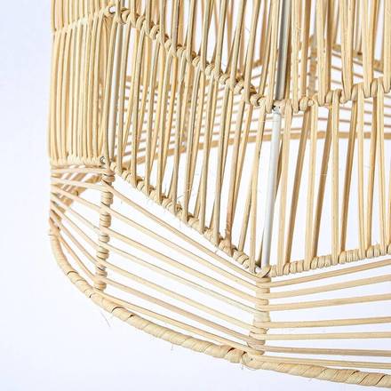 Závěsné svítidlo Immax (08263L) BOHO PELO D50cm, E27, přírodní ratan (1)
