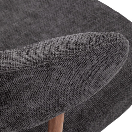 Moderní jídelní židle Autronic šedá, látka, CT-L5031 GREY2 (12)