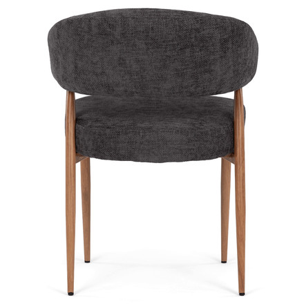 Moderní jídelní židle Autronic šedá, látka, CT-L5031 GREY2 (5)