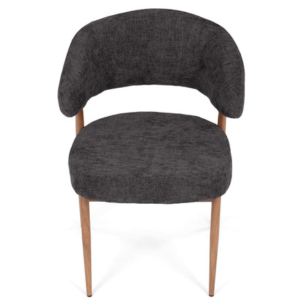 Moderní jídelní židle Autronic šedá, látka, CT-L5031 GREY2 (6)