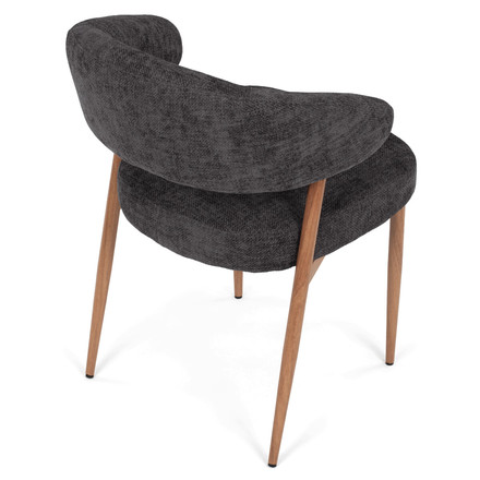 Moderní jídelní židle Autronic šedá, látka, CT-L5031 GREY2 (7)