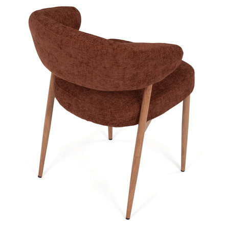 Moderní jídelní židle Autronic hnědá, látka, CT-L5031 BR2 (7)
