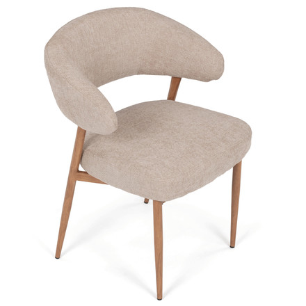 Moderní jídelní židle Autronic béžová, látka, CT-L5031 CRM2 (9)