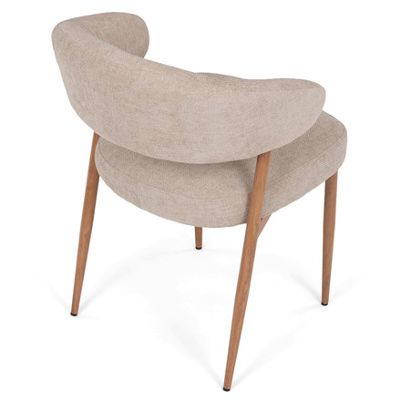Moderní jídelní židle Autronic béžová, látka, CT-L5031 CRM2 (7)