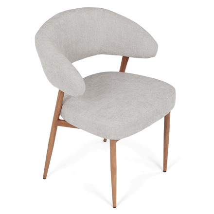 Moderní jídelní židle Autronic šedá, látka, CT-L5031 SIL2 (9)