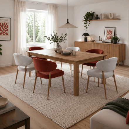 Moderní jídelní židle Autronic šedá, látka, CT-L5031 SIL2 (1)
