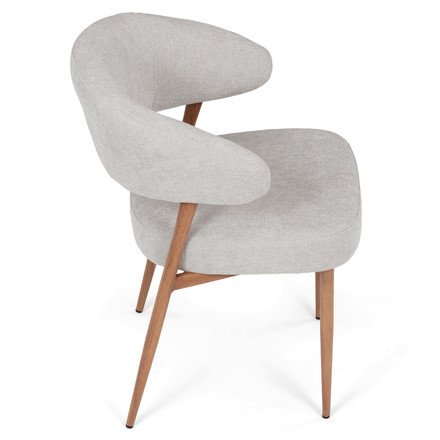 Moderní jídelní židle Autronic šedá, látka, CT-L5031 SIL2 (8)