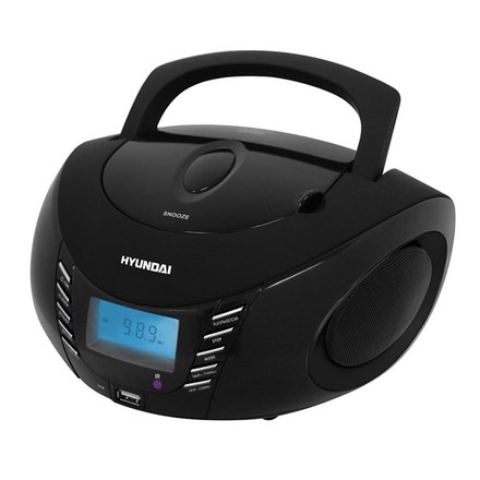 Radiopřijímač s CD/MP3/USB Hyundai TRC 282 DRU3 černý