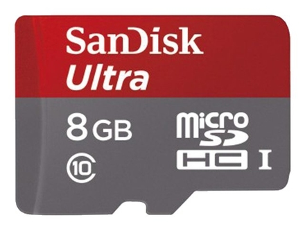 Paměťová karta Sandisk MicroSDHC 8GB CL10 48MBs UHS-I