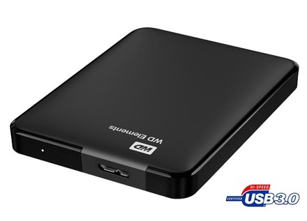 Externí pevný disk Western Digital HDD 1,5TB USB3.0 BK Elements (WDBU6Y0015BBK-EESN)