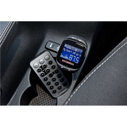 FM transmiter Hyundai FMT 350 CHARGE, černá barva (2)