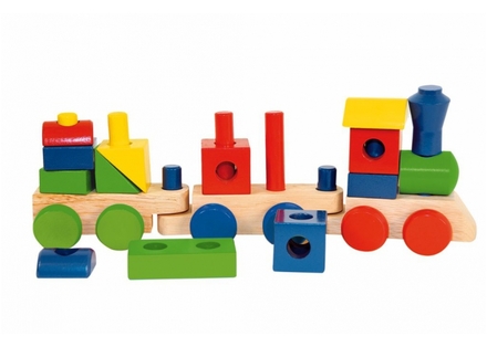 Skládací nákladní vlak Woody Skládací nákladní vlak , 2 vagóny 90827 (1)