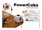 Originální rozvodná kostka PowerCube EXTENDED PWC-P prodlužovací přívod 1,5m - 5ti zásuvka - červená, max. 2500W, 220-240V, 10A (1)